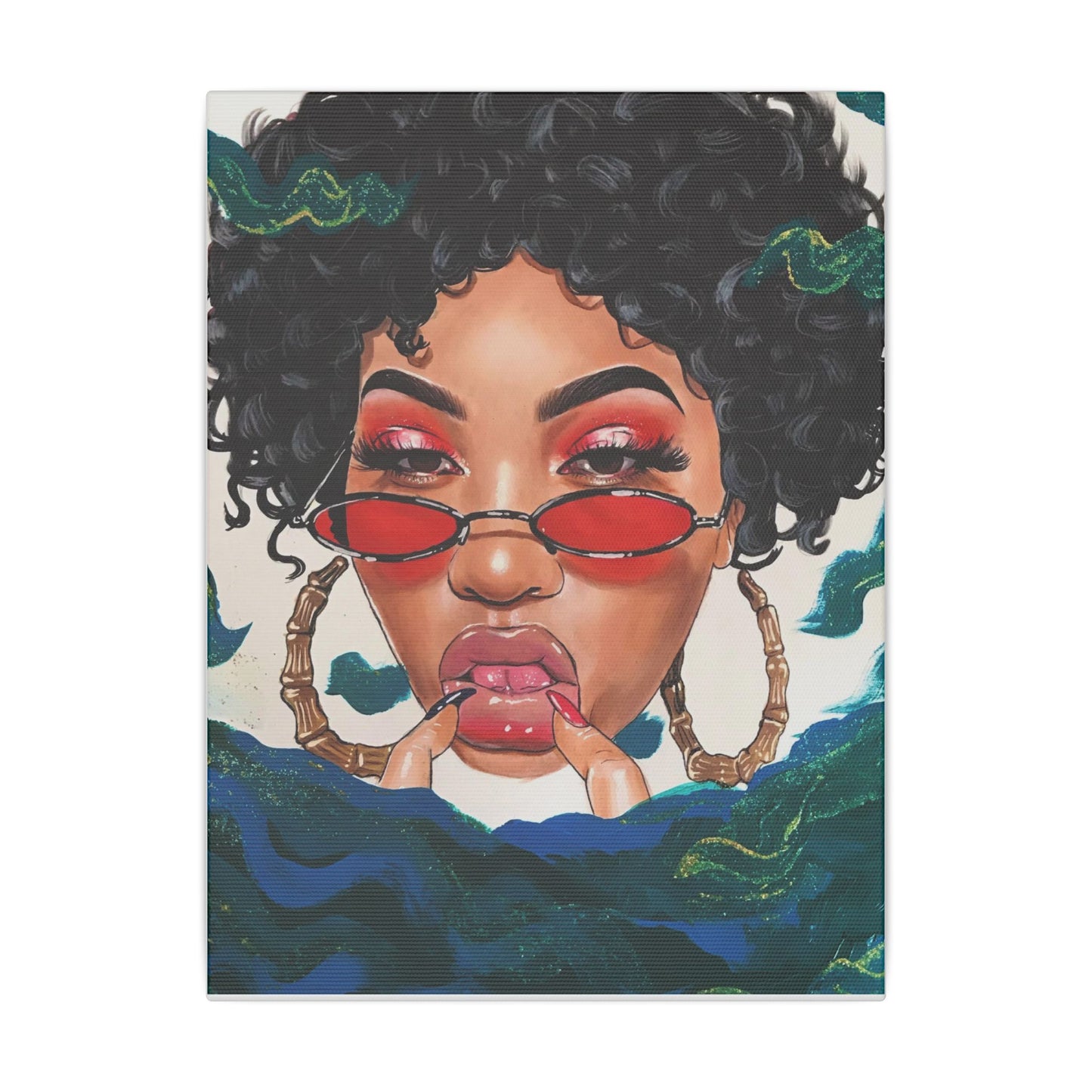 Red Glasses (canvas)