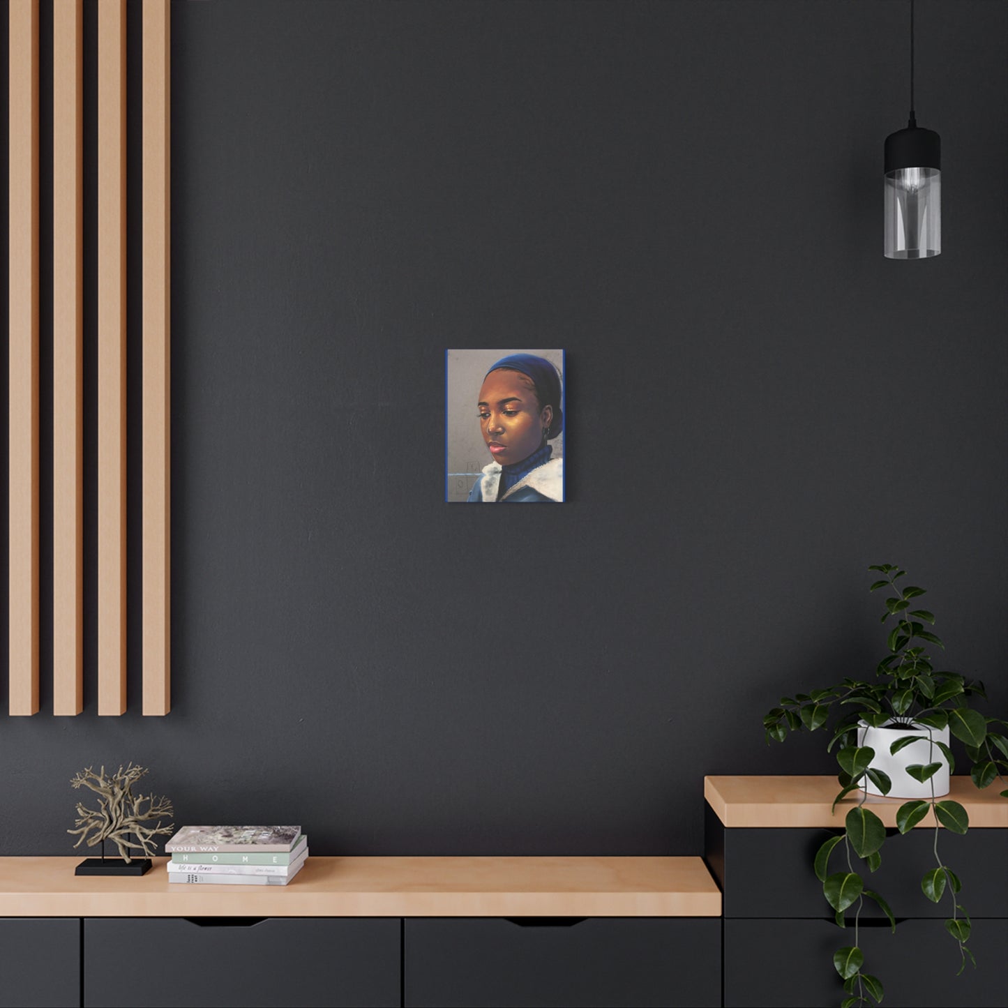 Self Portrait to the Right (Canvas)