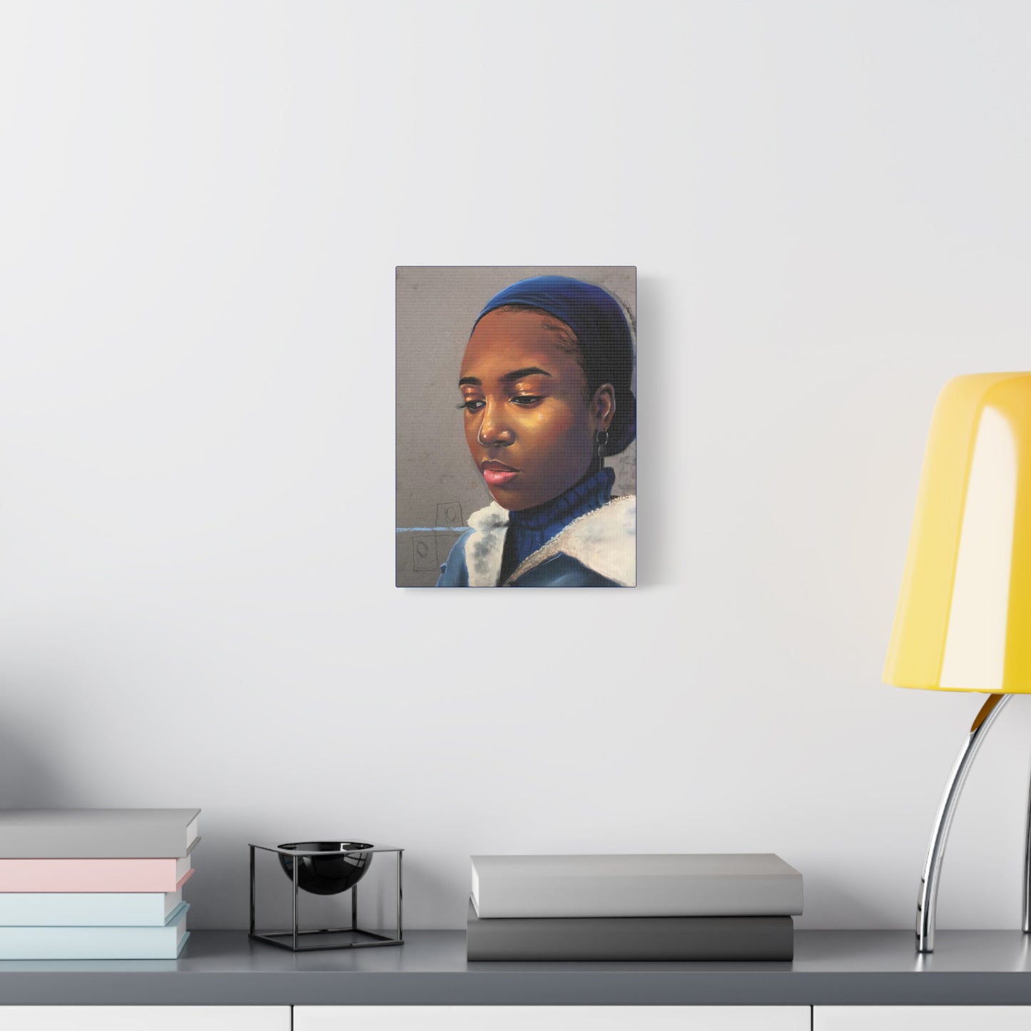 Self Portrait to the Right (Canvas)