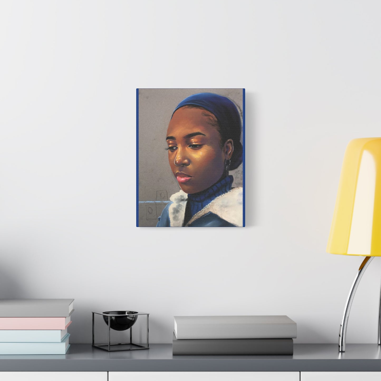 Self Portrait to the Right (Canvas)