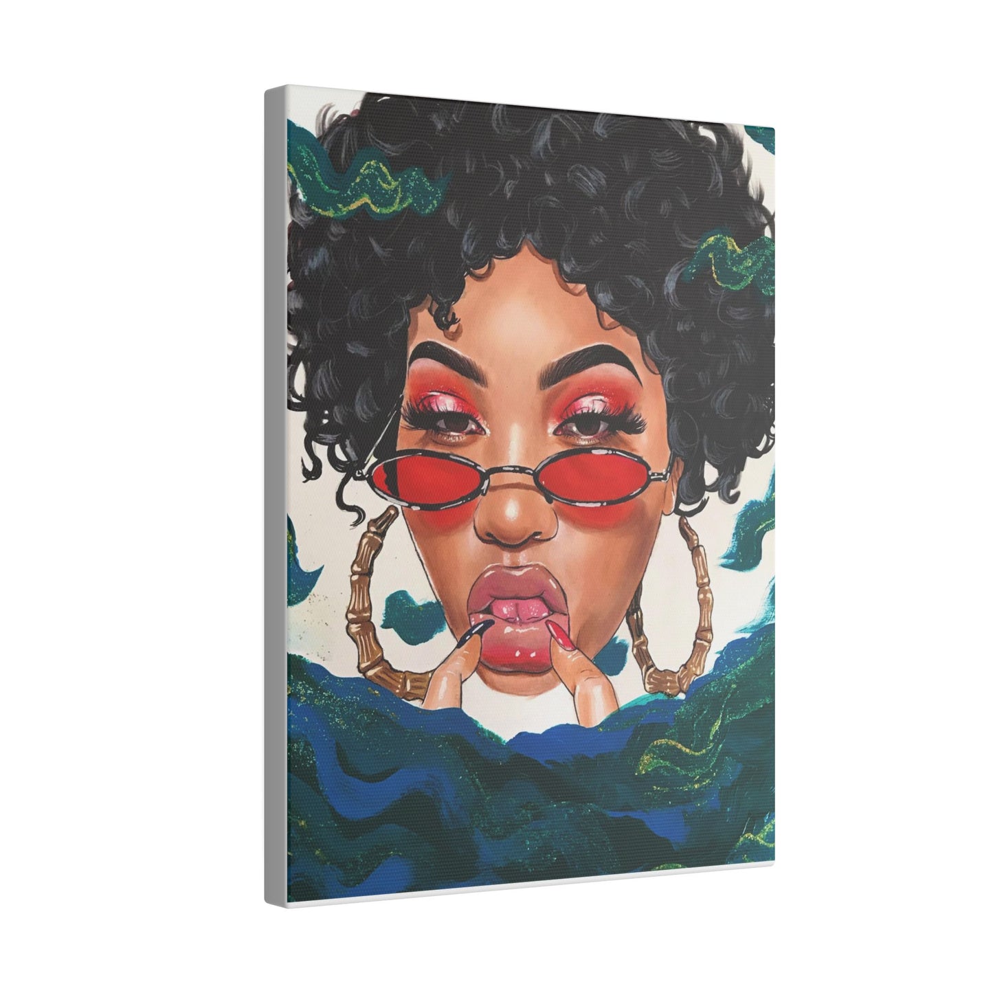 Red Glasses (canvas)