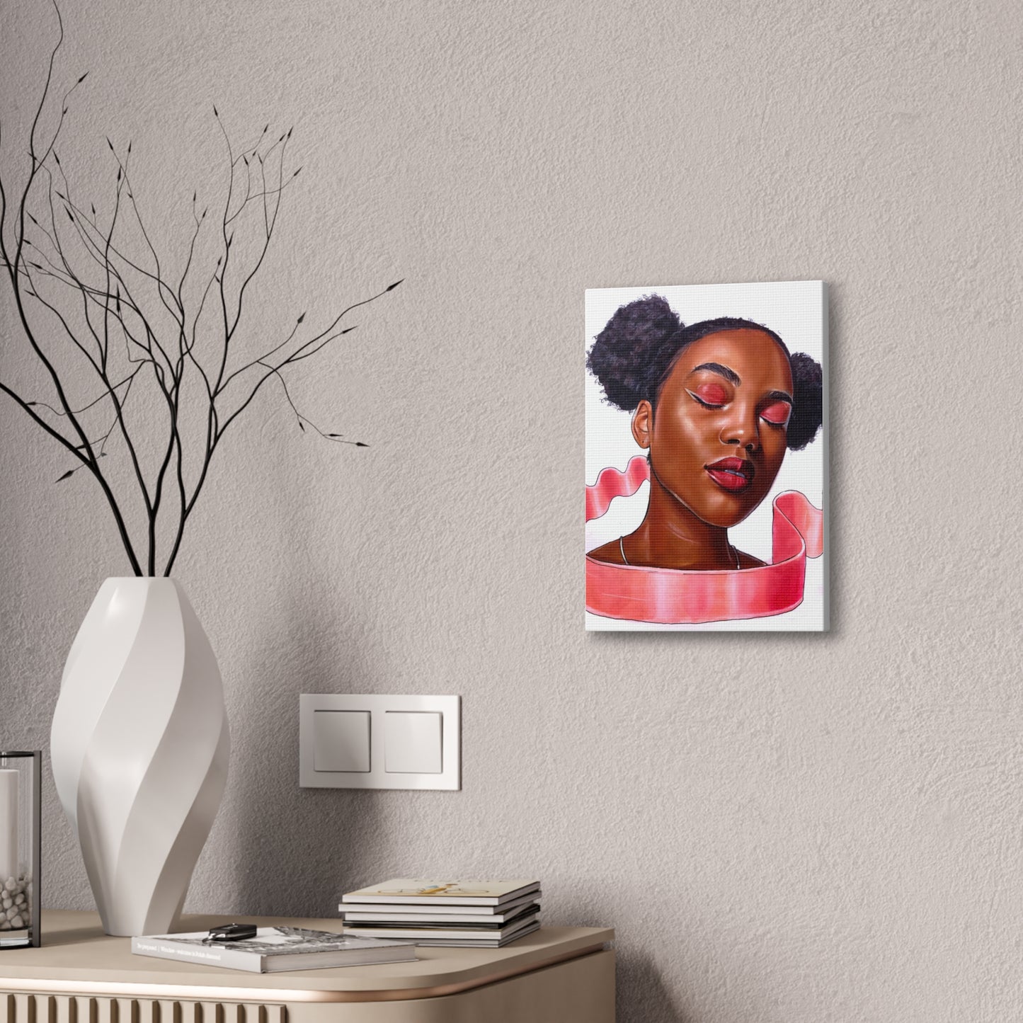Pink Ribbon (canvas)