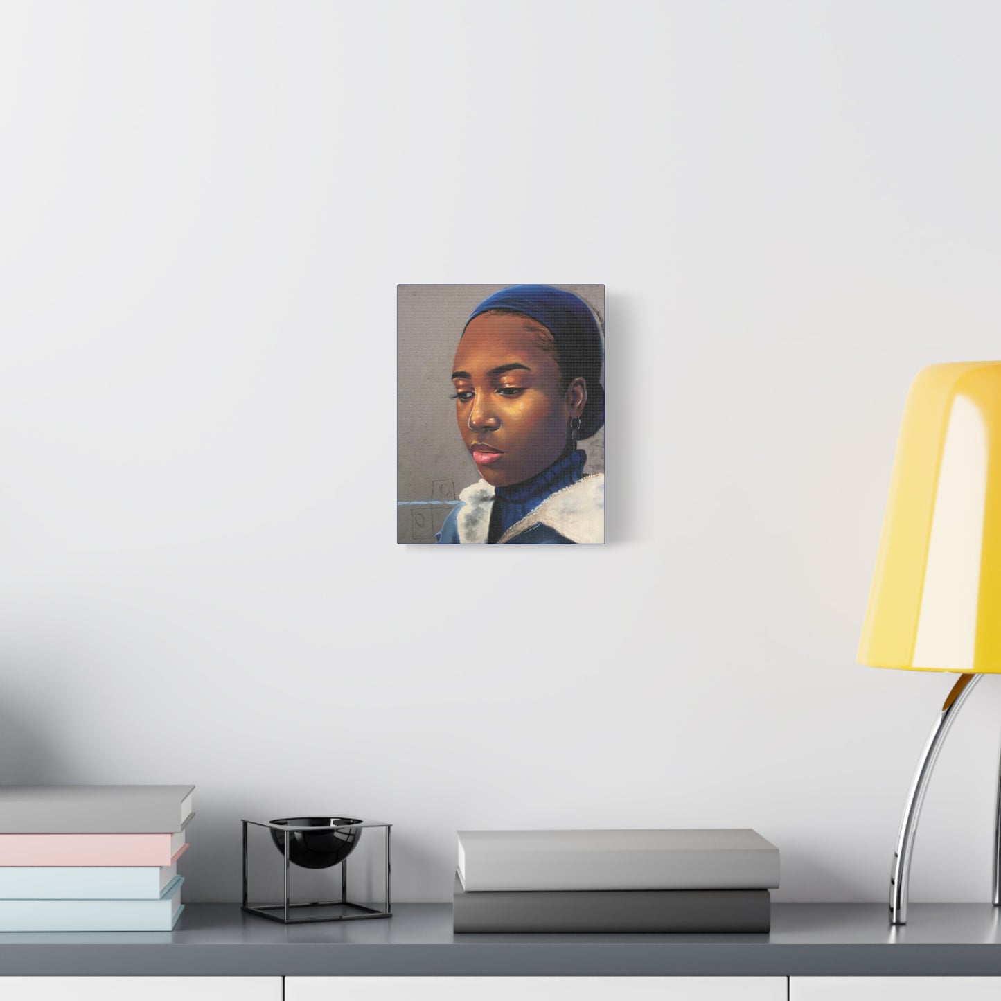 Self Portrait to the Right (Canvas)