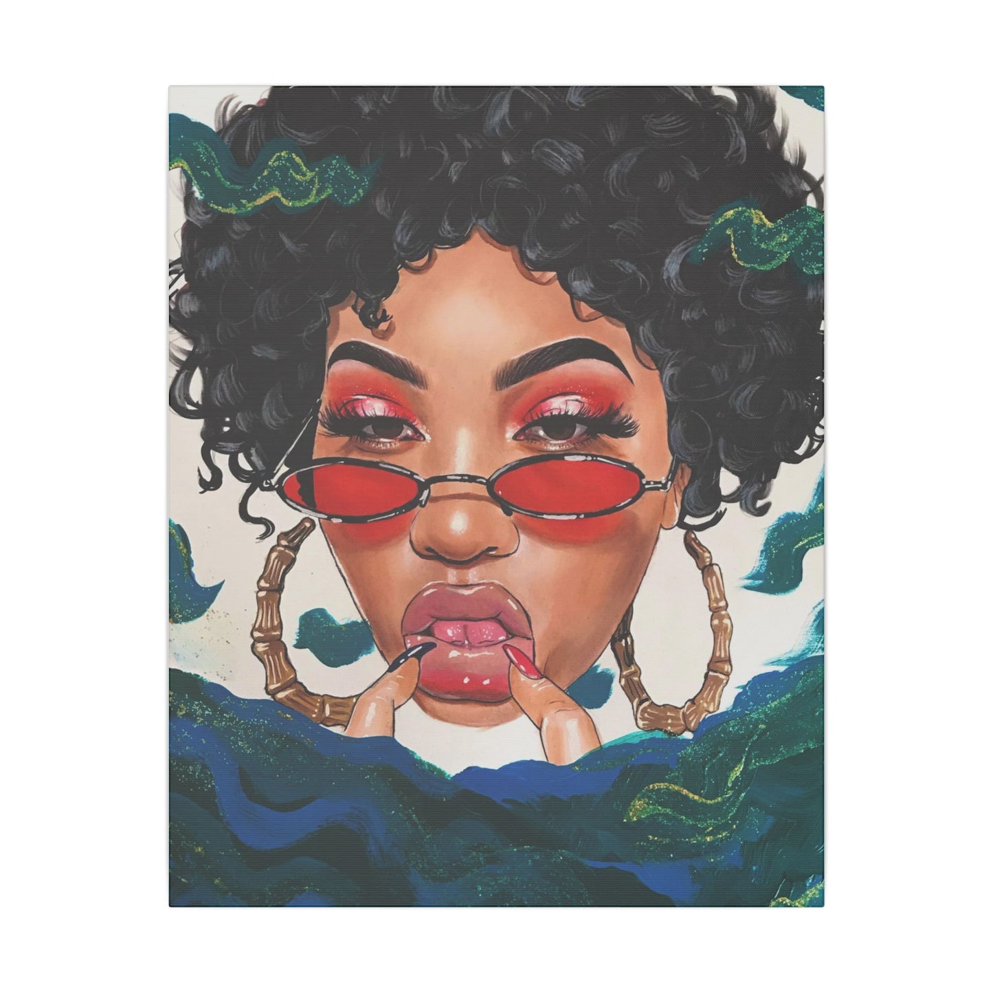 Red Glasses (canvas)