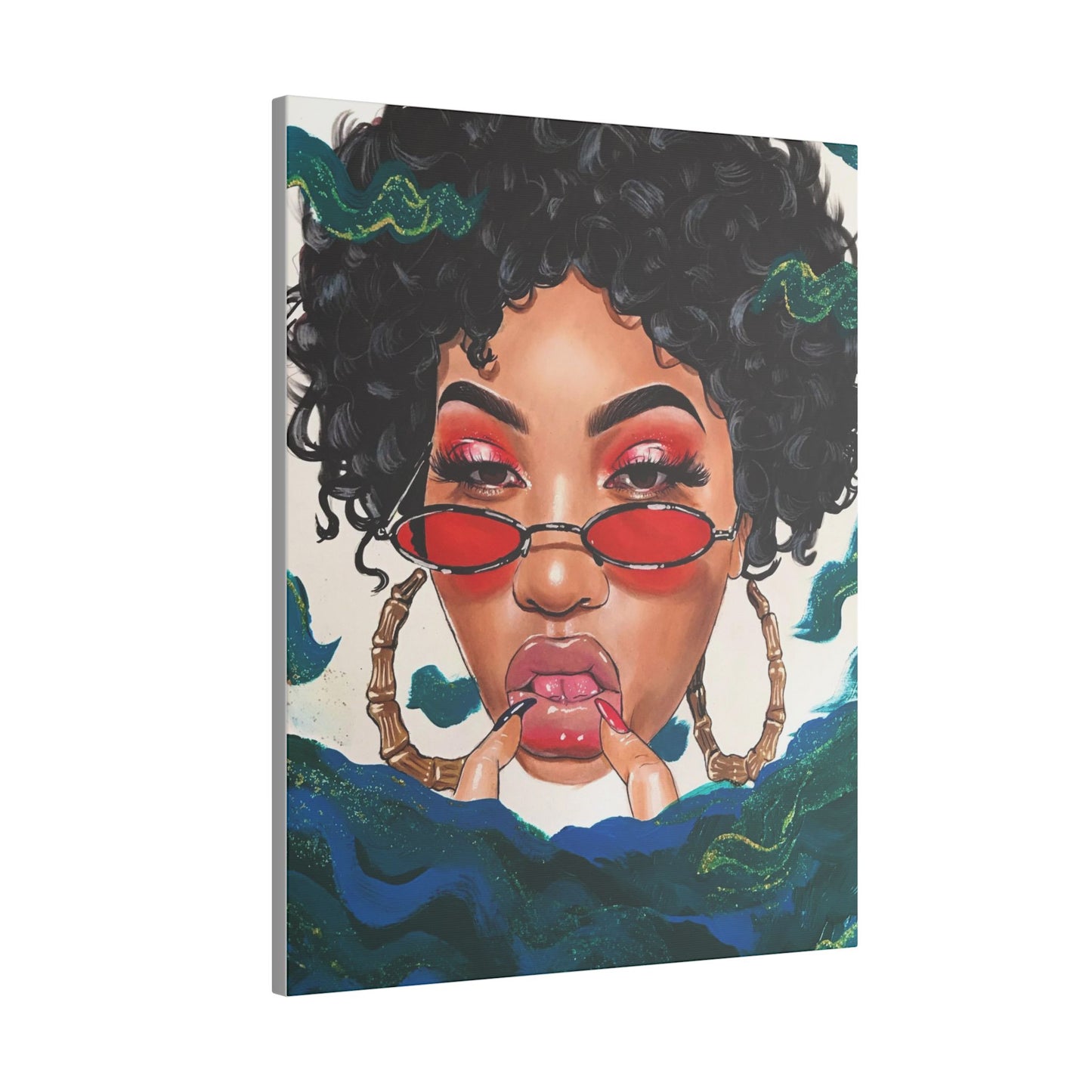 Red Glasses (canvas)