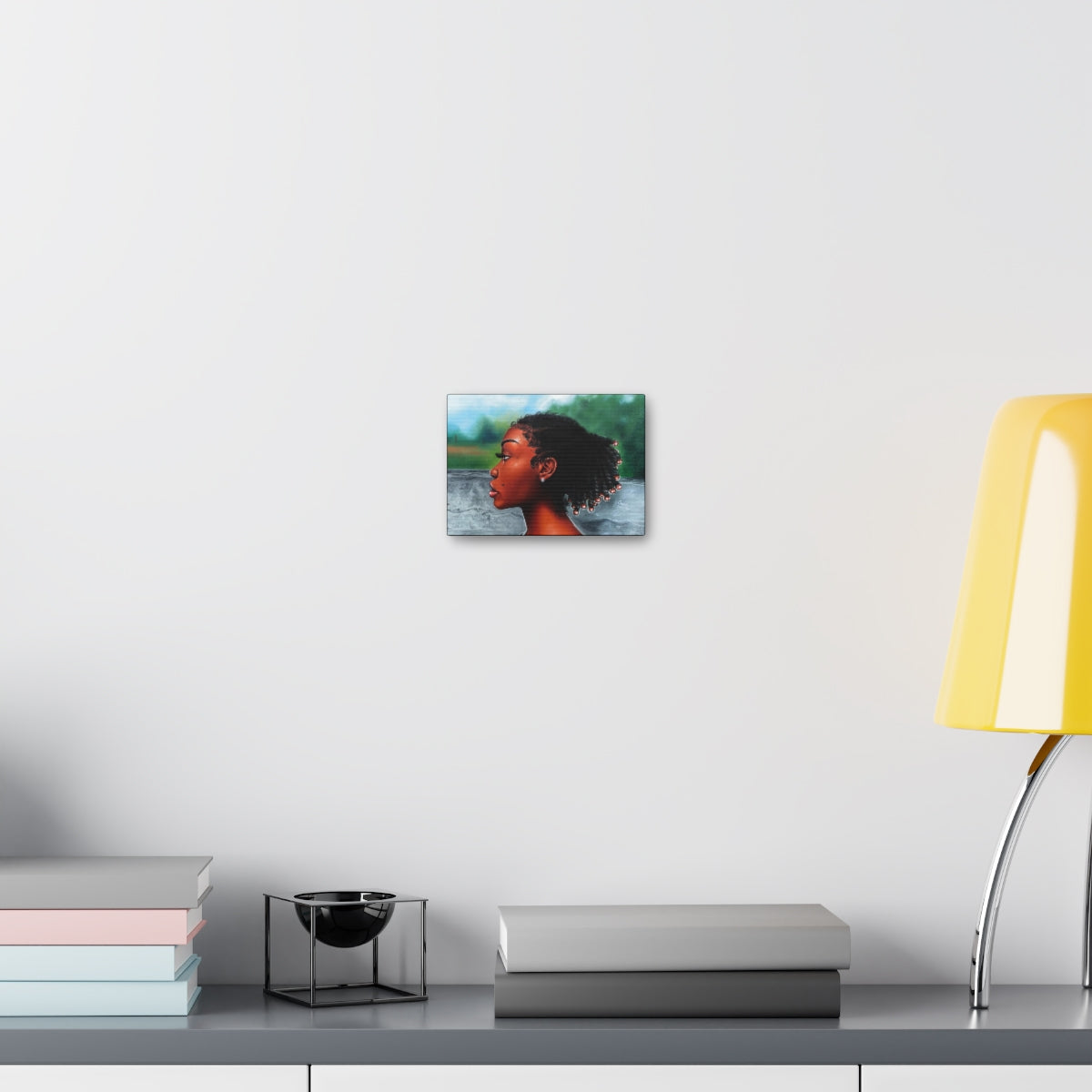 Jawn with the Pearl Earring (canvas print)