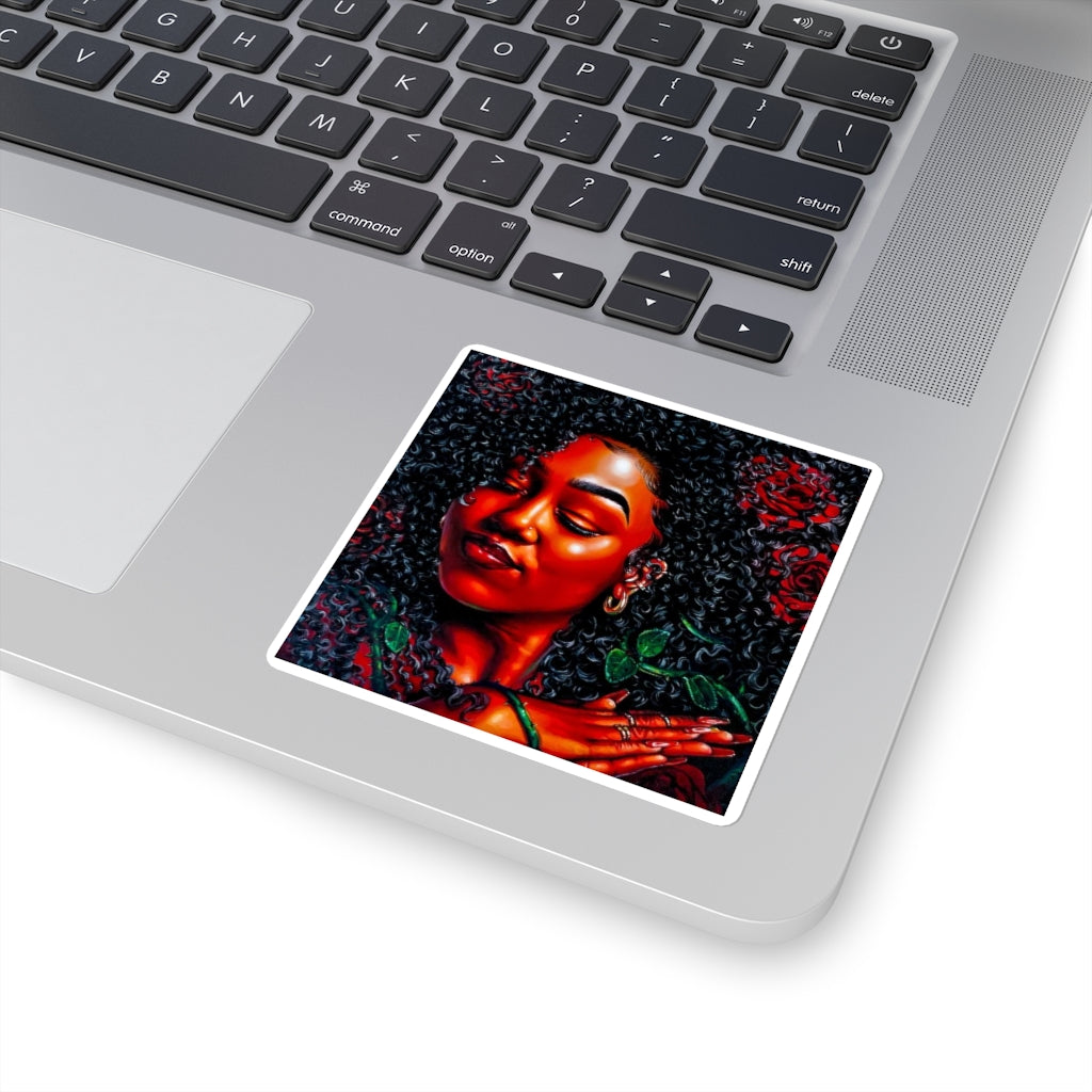Pierced sticker