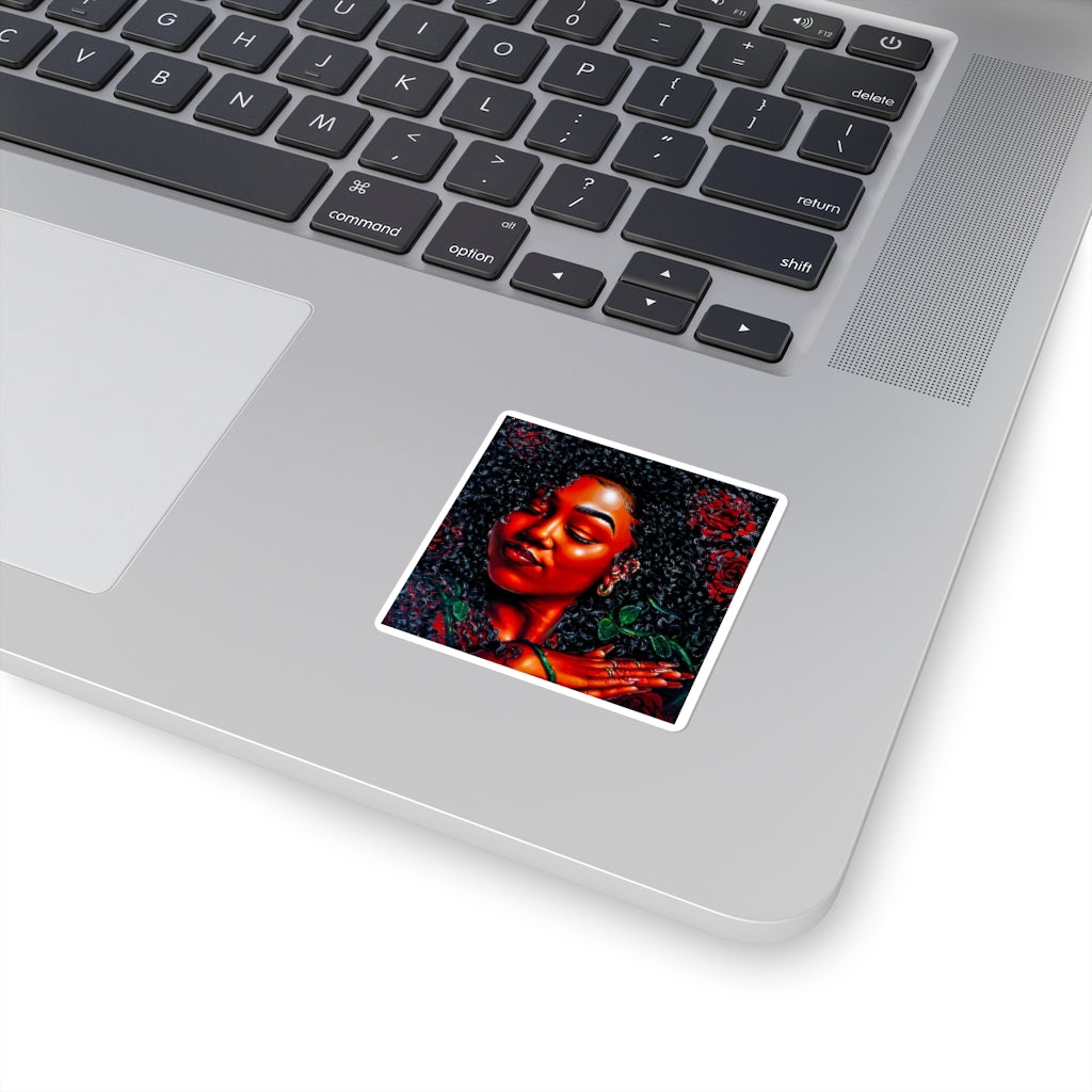 Pierced sticker