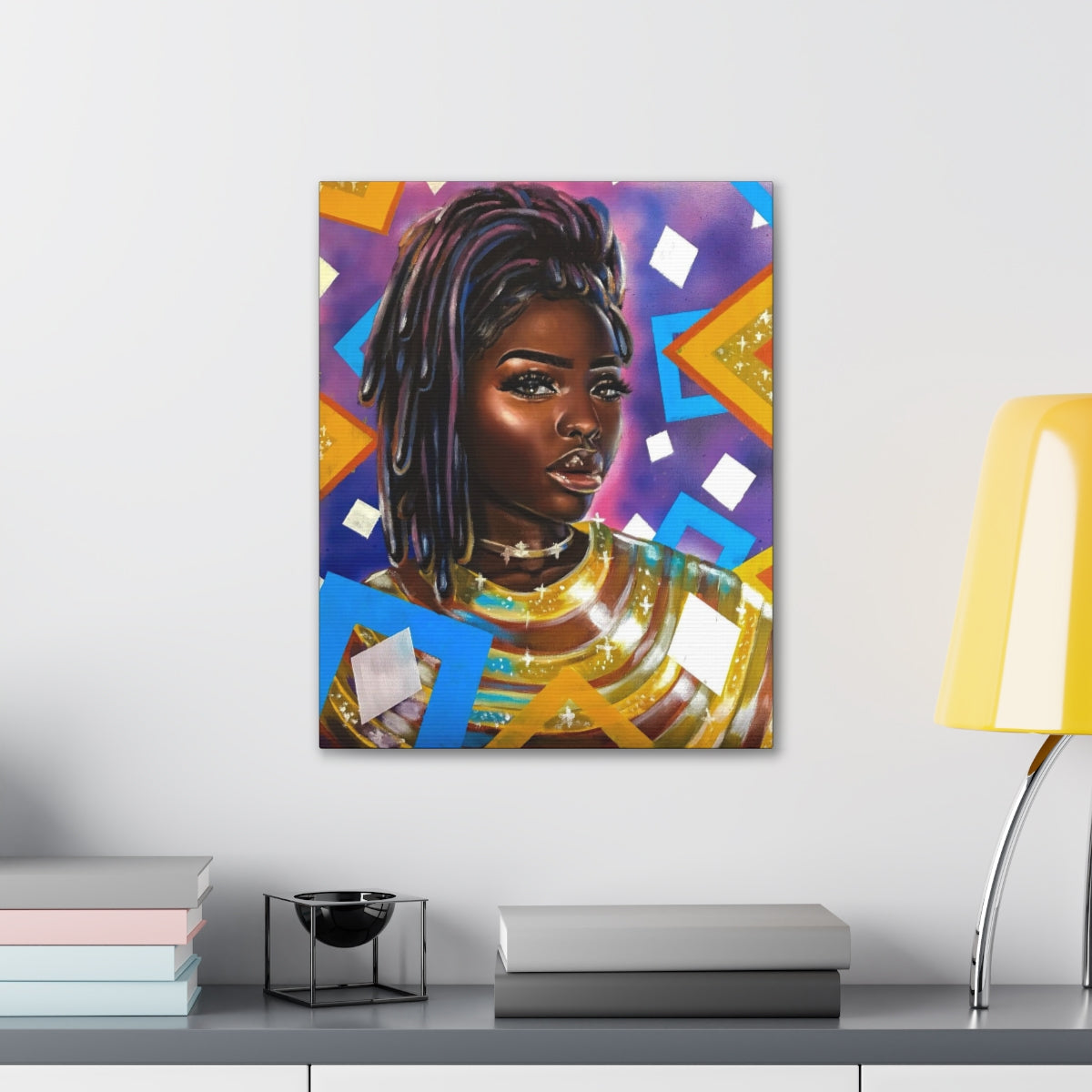 Purple Diamonds (canvas)
