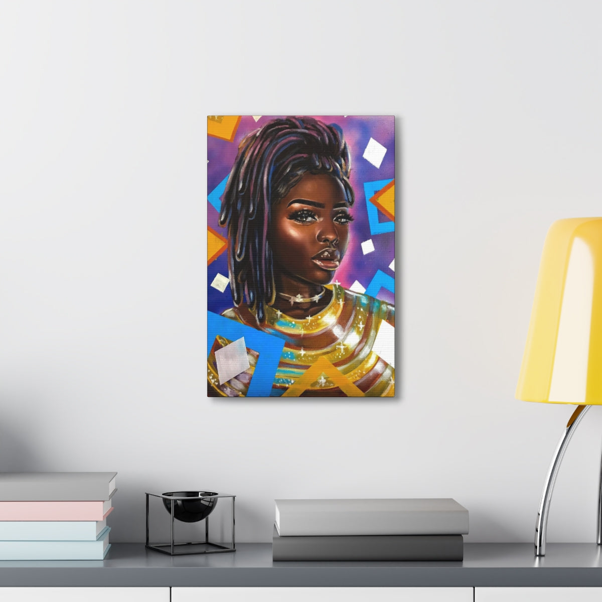 Purple Diamonds (canvas)