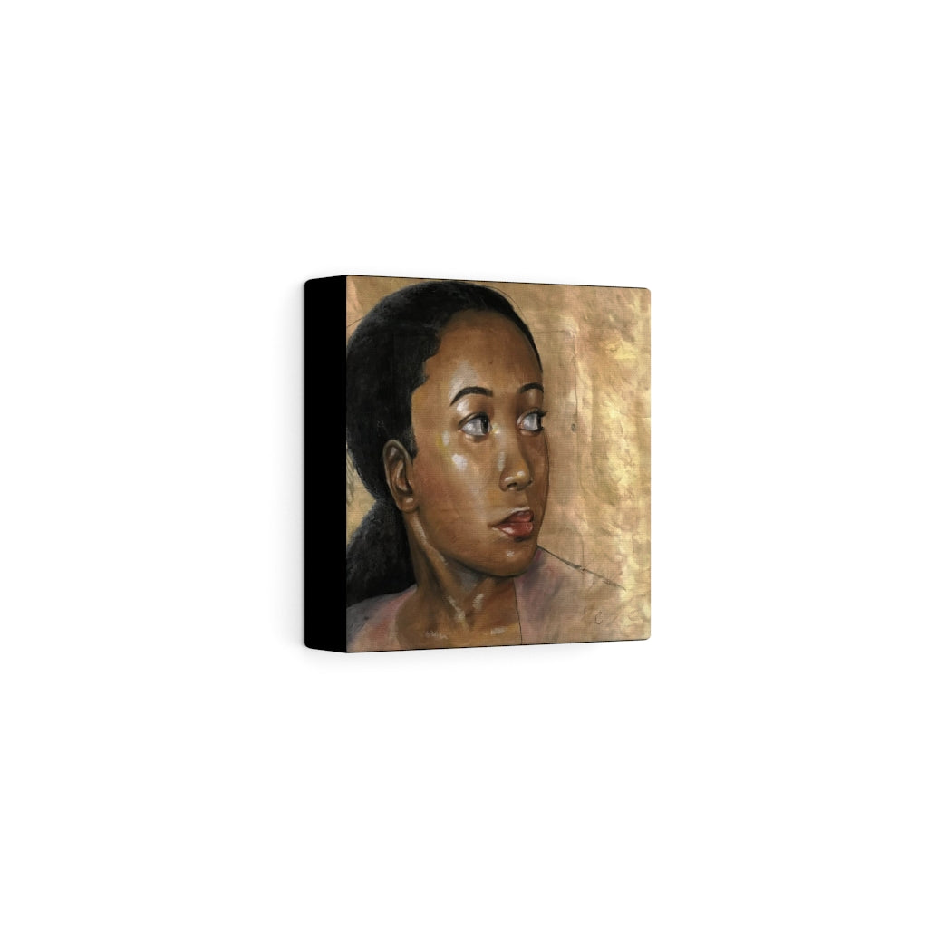 Self Portrait to the Left (canvas)