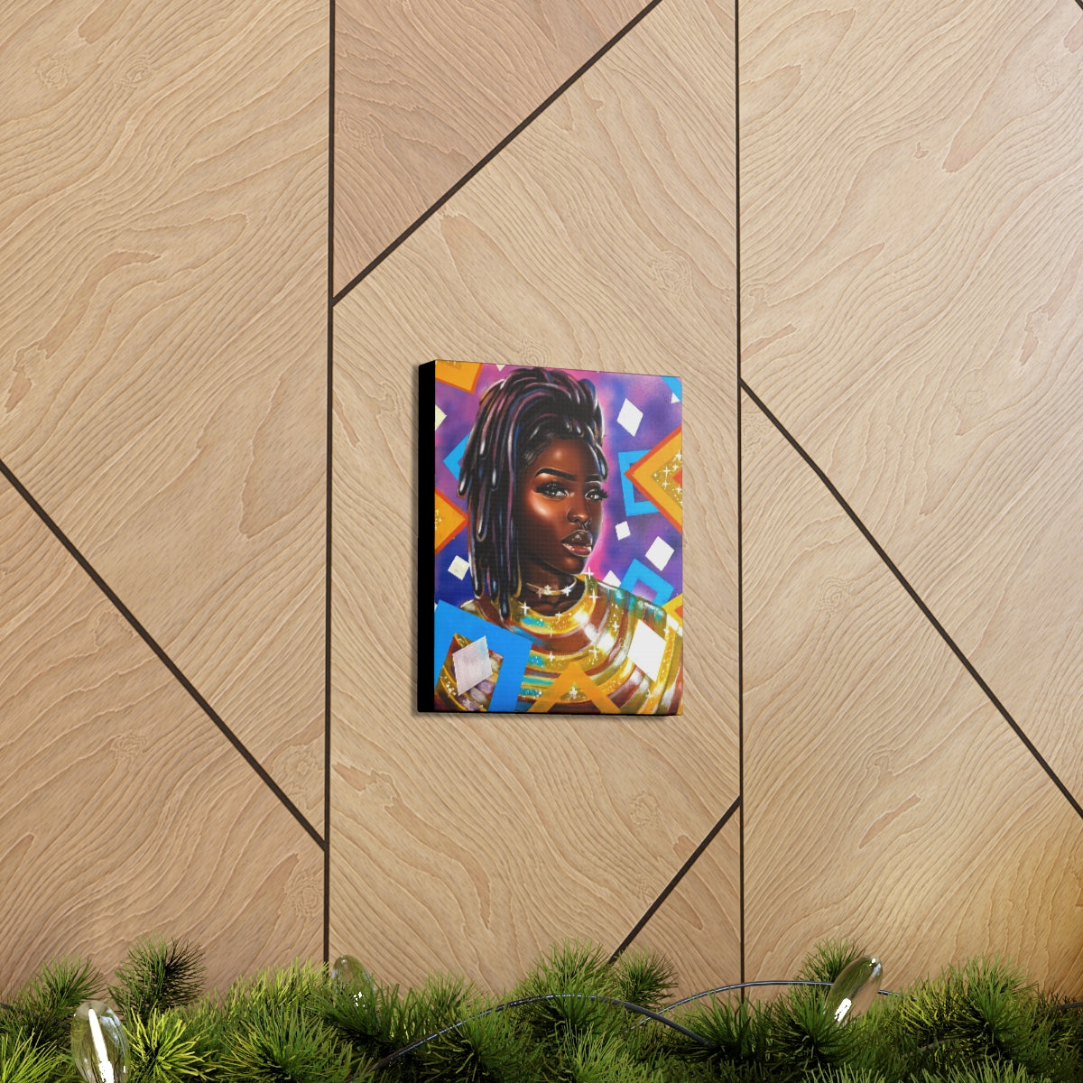 Purple Diamonds (canvas)