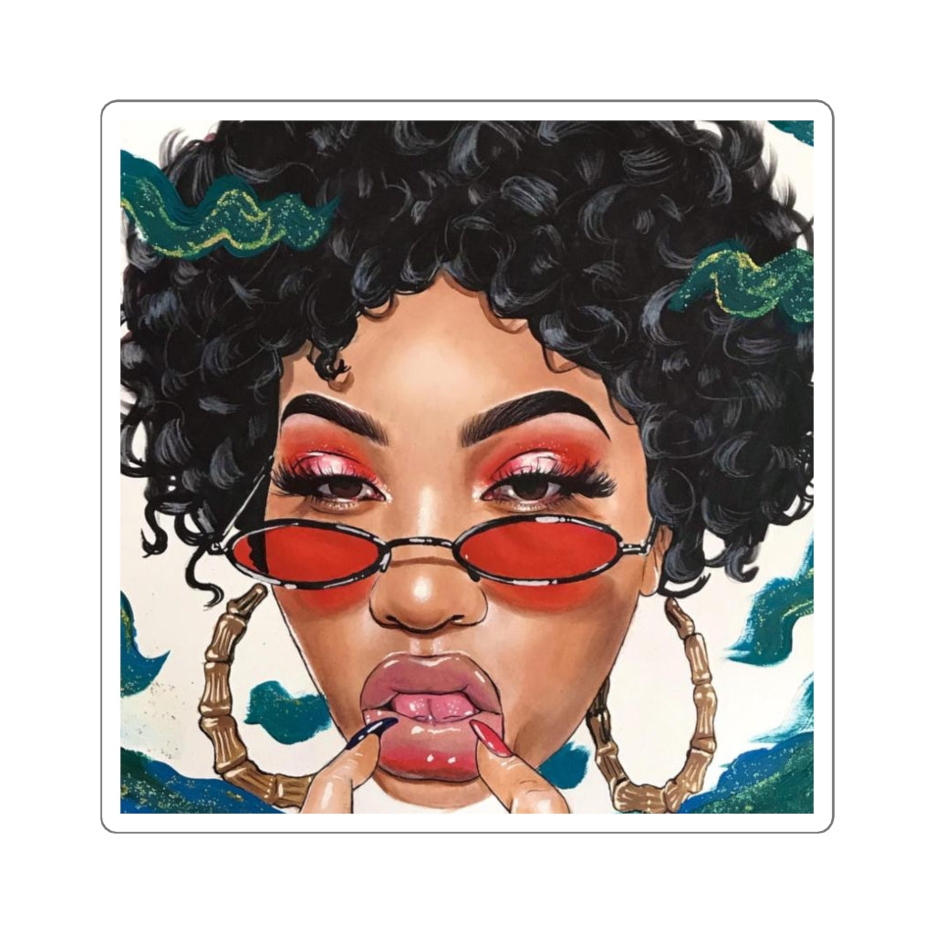 Red Glasses sticker