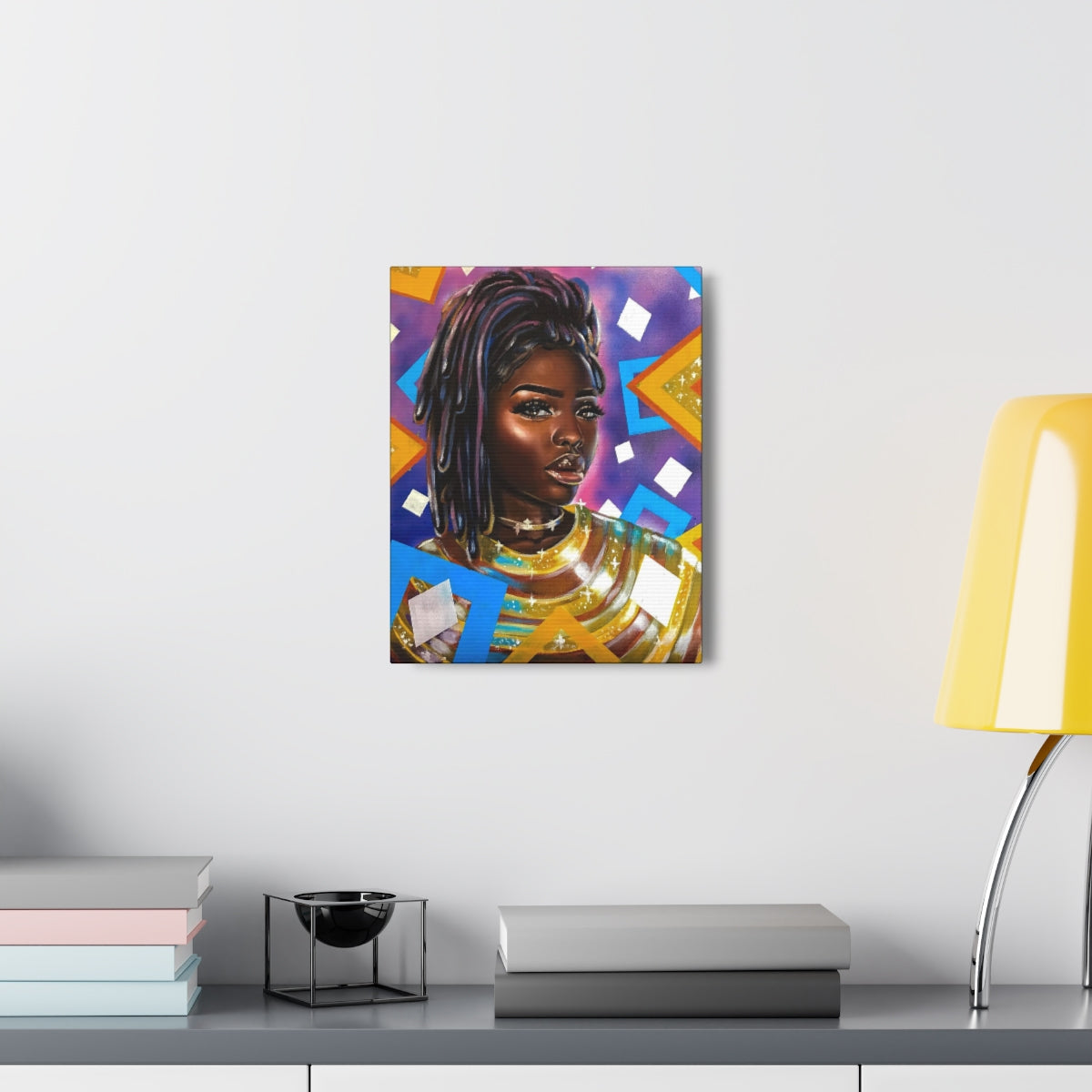 Purple Diamonds (canvas)
