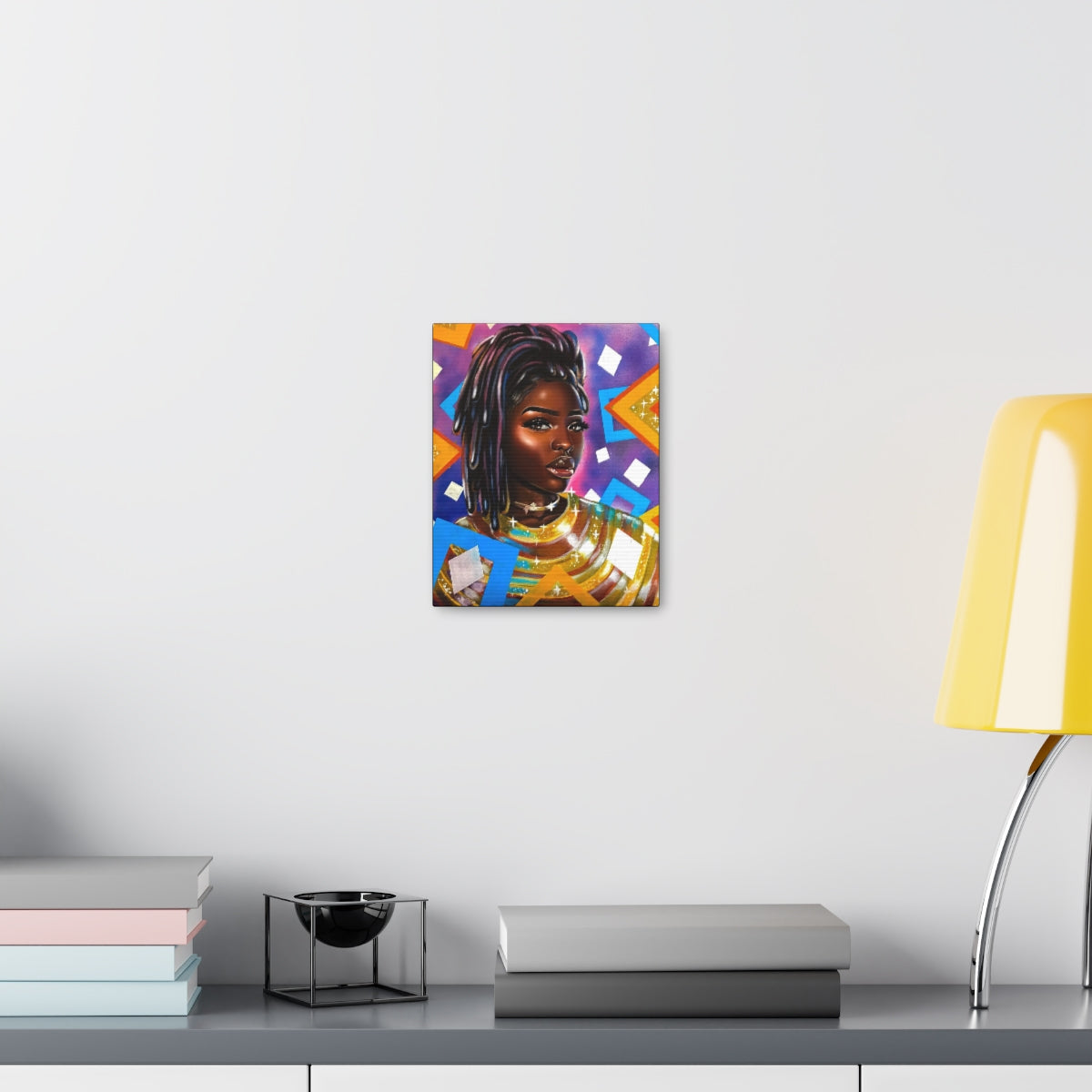 Purple Diamonds (canvas)