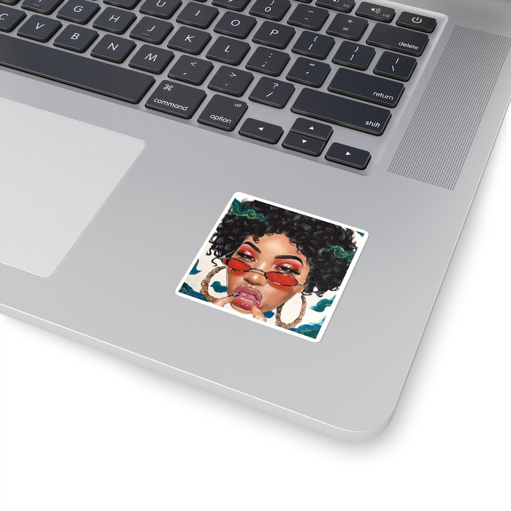 Red Glasses sticker