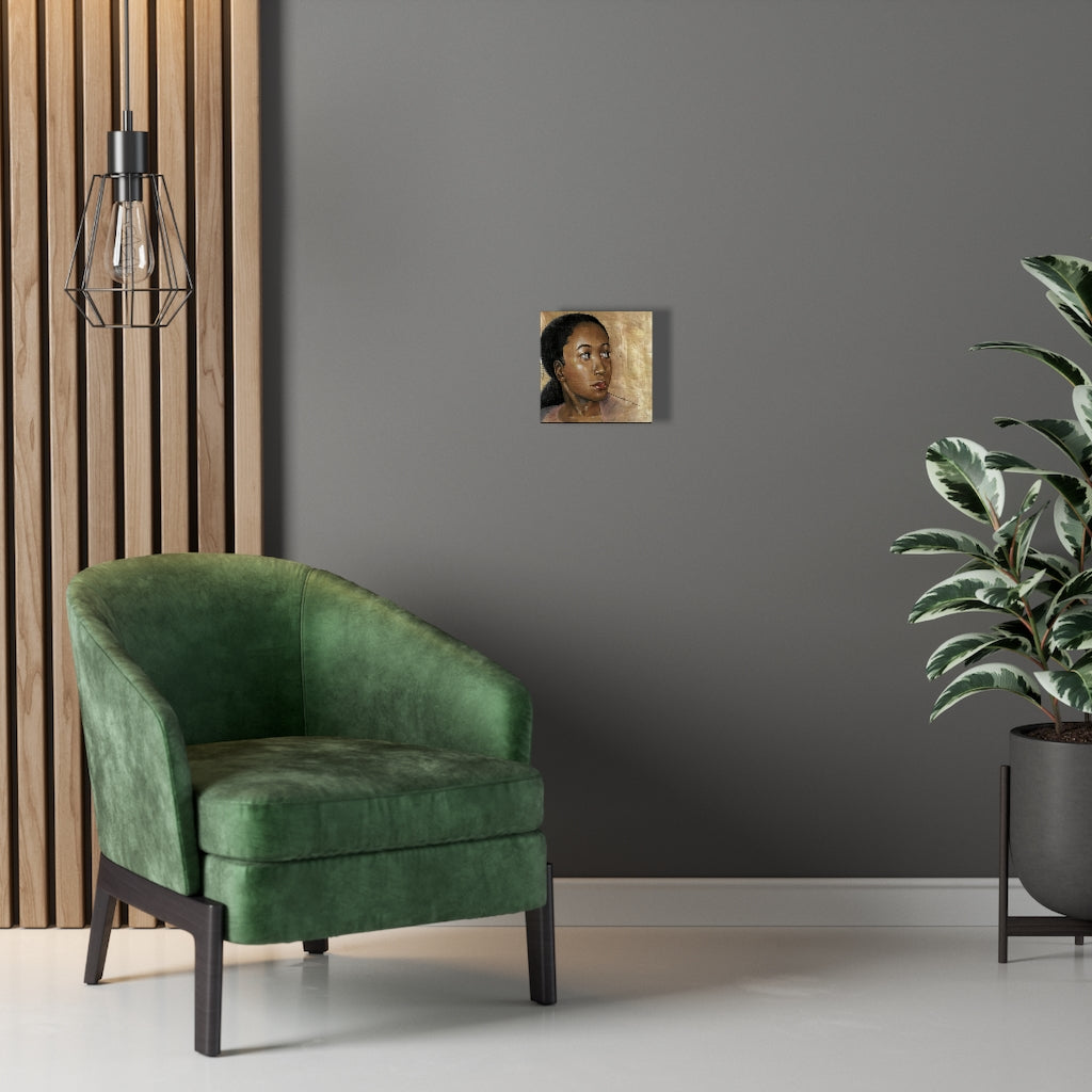 Self Portrait to the Left (canvas)