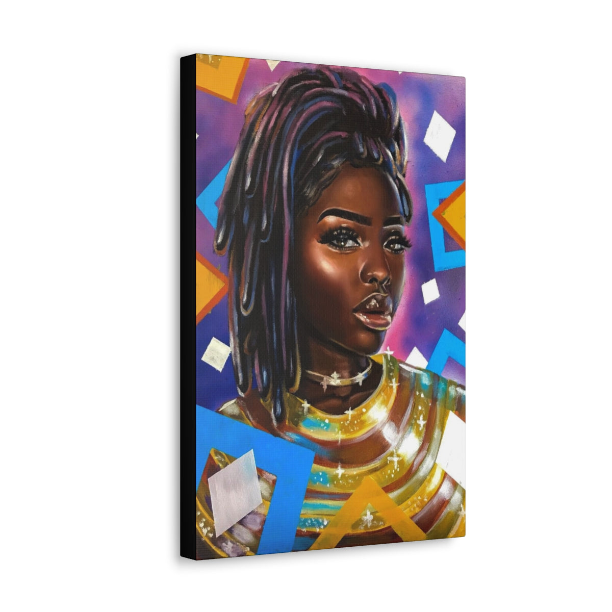 Purple Diamonds (canvas)