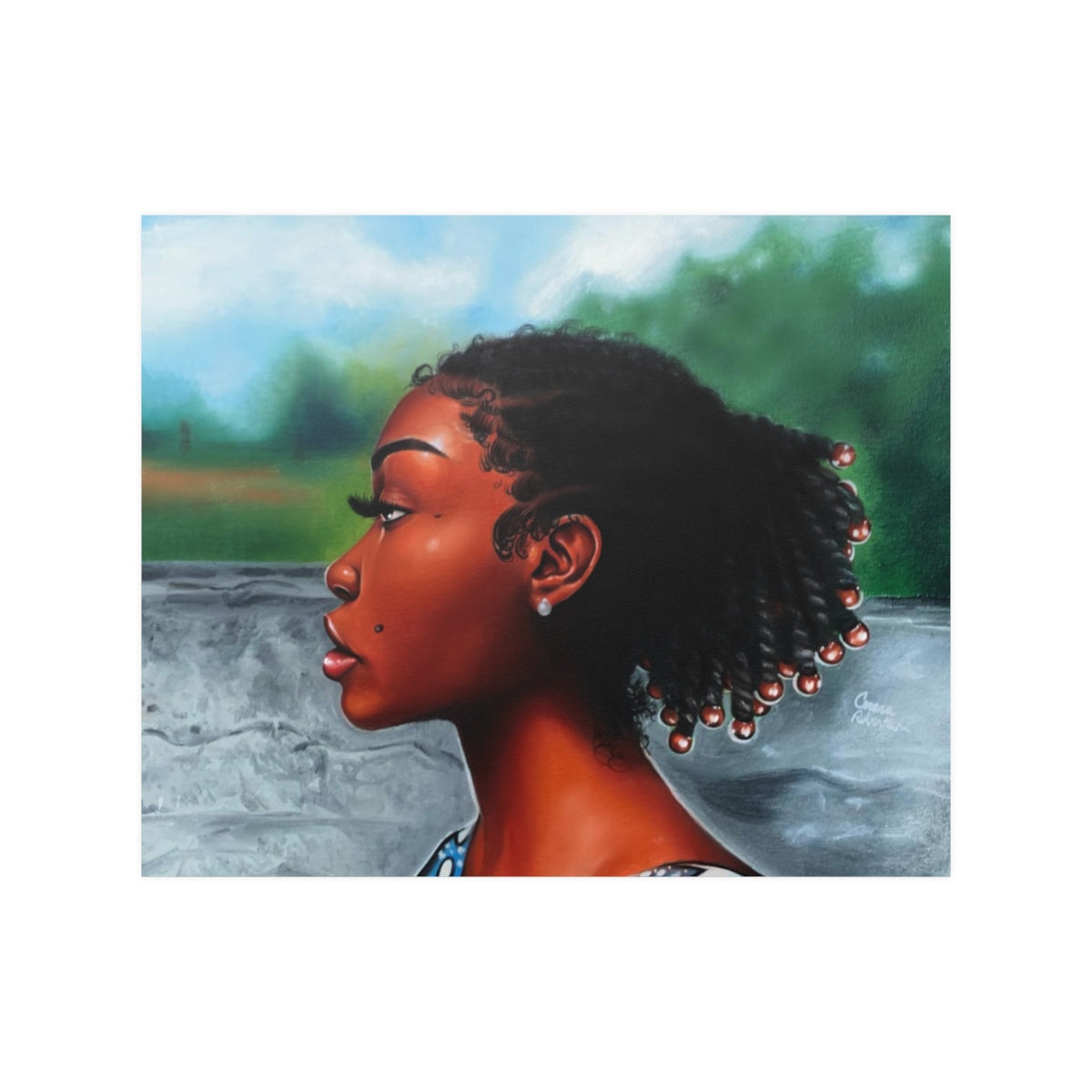 Jawn with the Pearl Earring (poster)