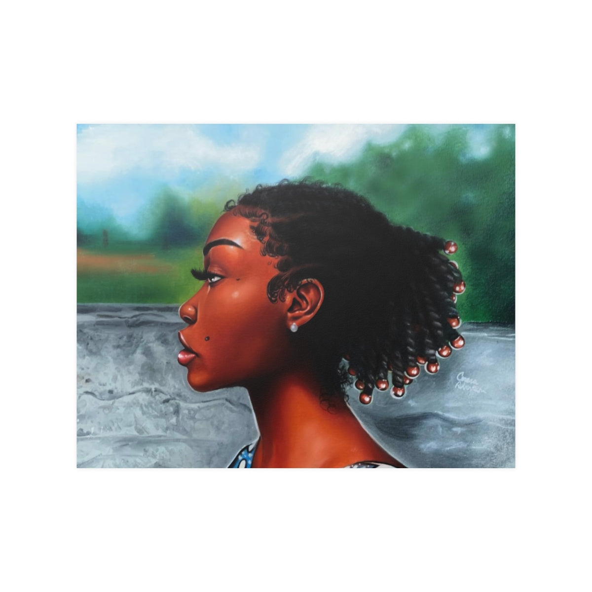 Jawn with the Pearl Earring (poster)