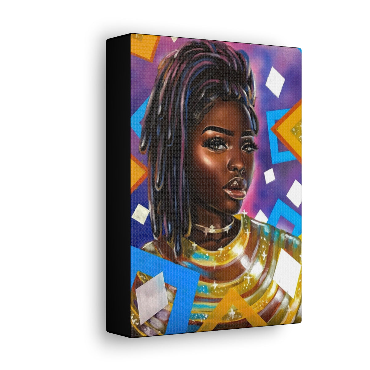 Purple Diamonds (canvas)