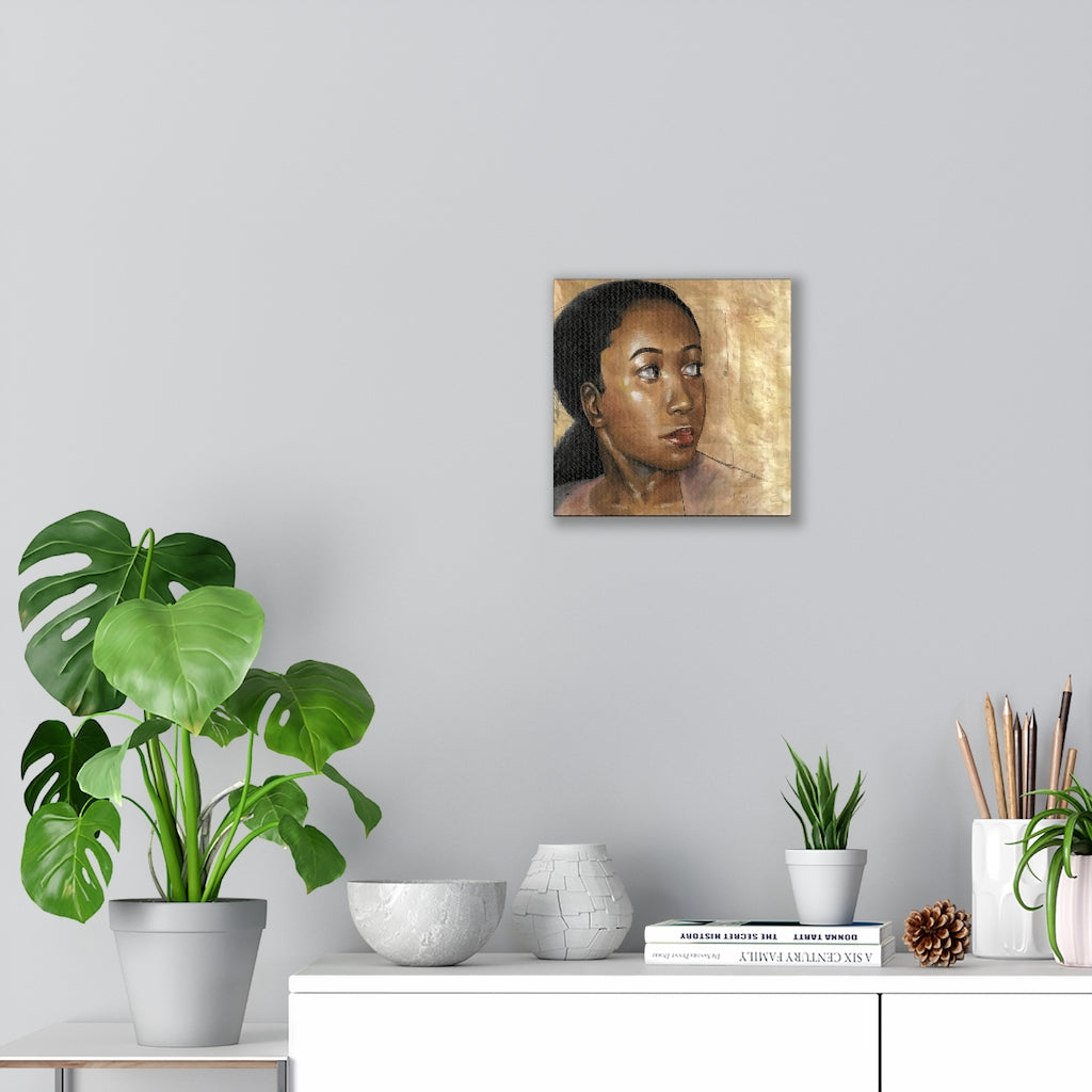 Self Portrait to the Left (canvas)