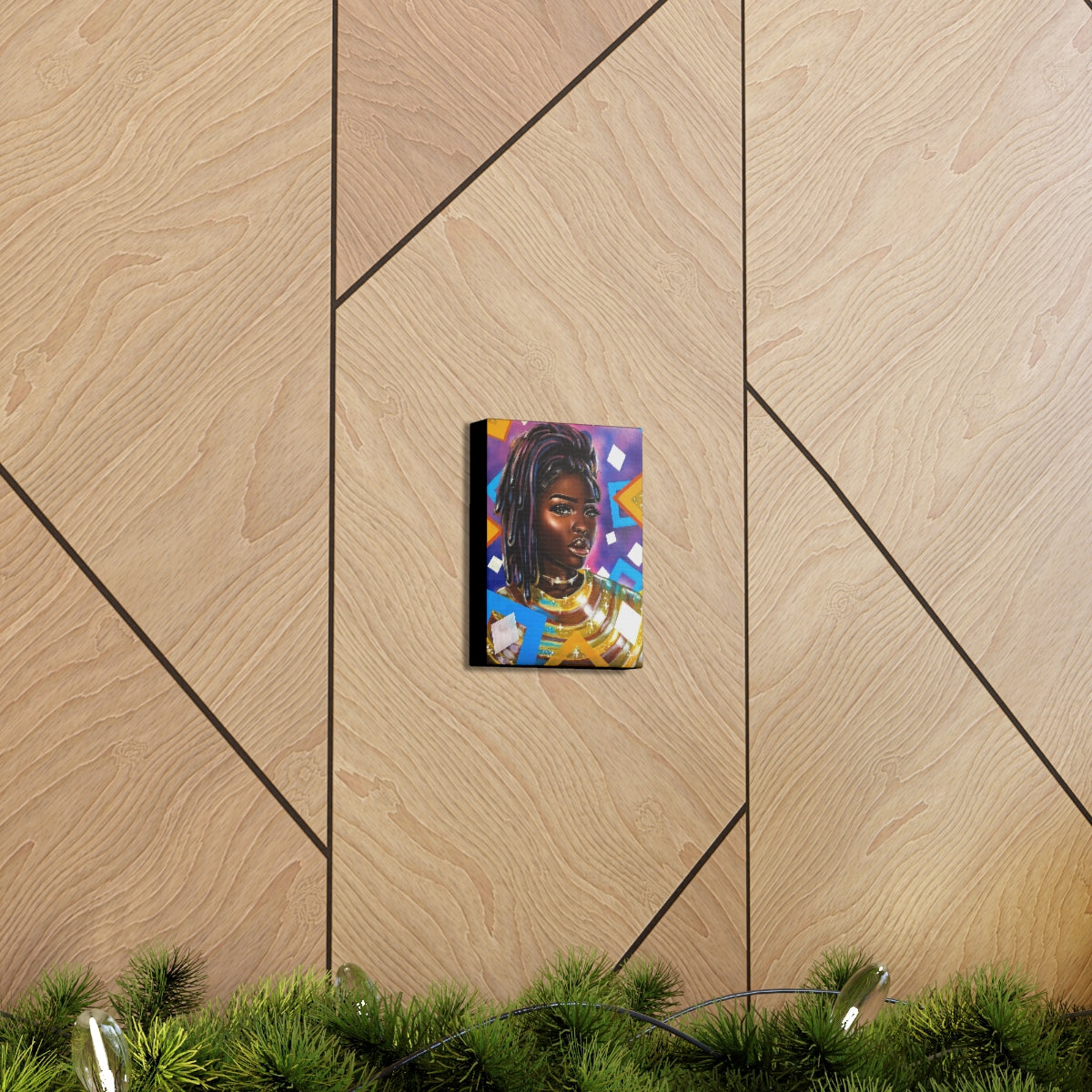 Purple Diamonds (canvas)