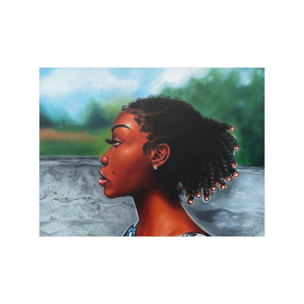 Jawn with the Pearl Earring (poster)