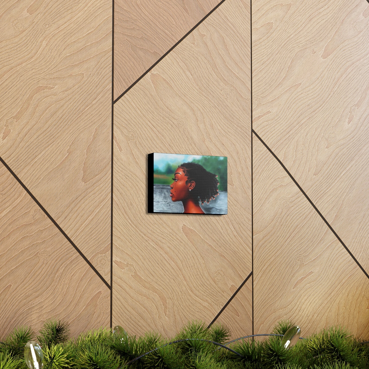 Jawn with the Pearl Earring (canvas print)