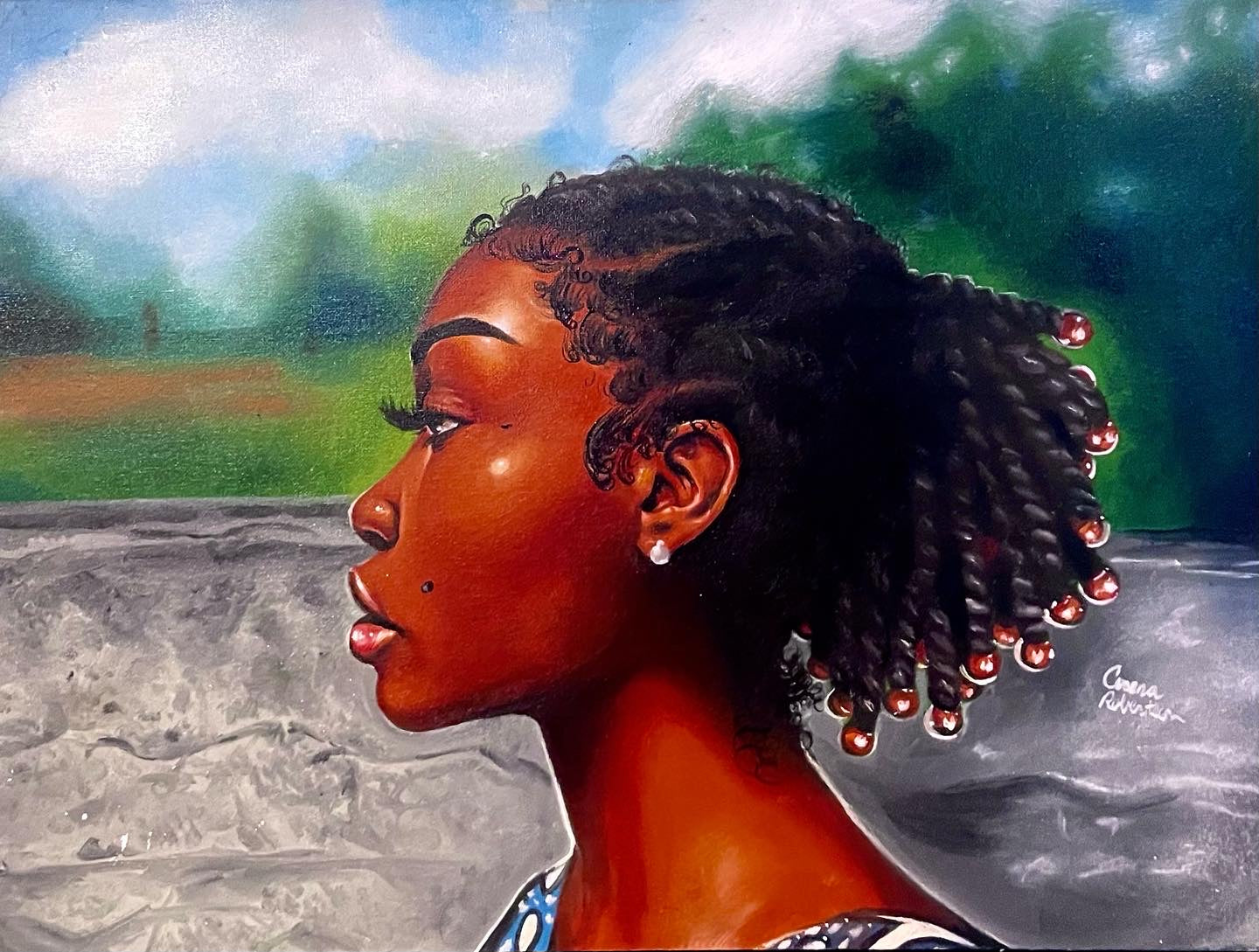 Jawn with the Pearl Earring ORIGINAL