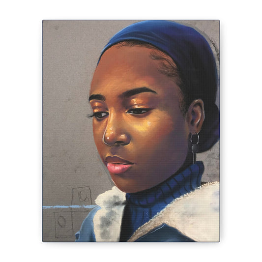 Self Portrait to the Right (Canvas)