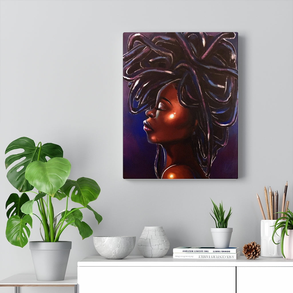 Rooted Locs (canvas)